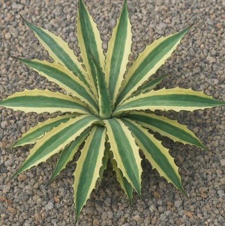 Agave Xylonacantha Variegated Frostbite