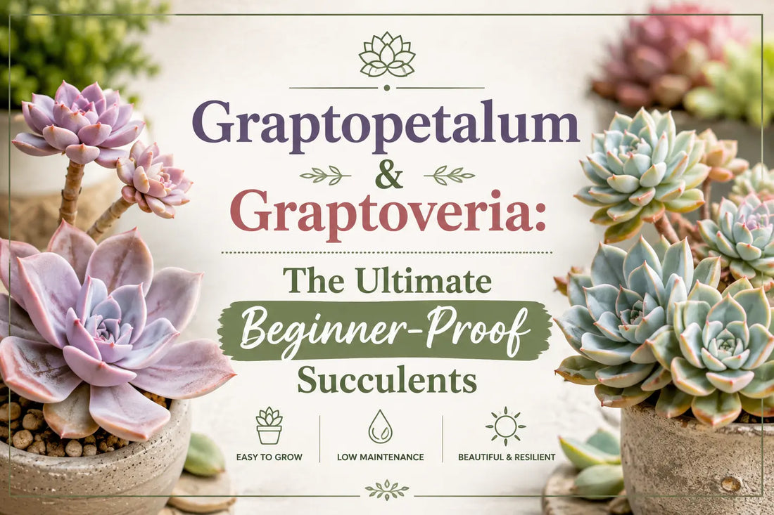 Graptopetalum vs Graptoveria: The Ultimate Beginner-Proof Succulents