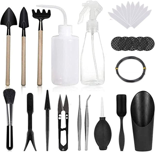 Succulent Tools, 15 Pcs Mini Garden Tool Set
