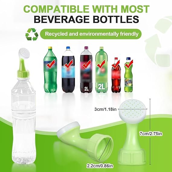 5 Pack Bottle Top Waterers Bottle Top Sprinkle DIY Small Watering Can