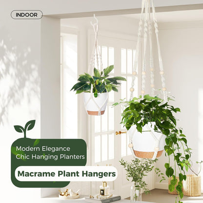 Hanging Planters Indoor Outdoor Plants 3 Set