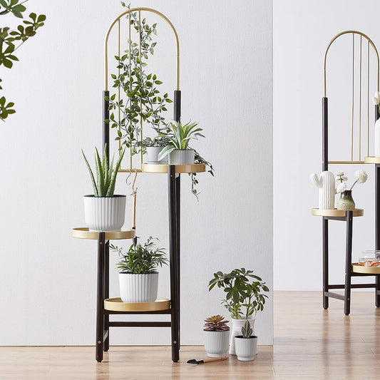 T4U Plastic Self Watering Planter Pots for Home Decoration