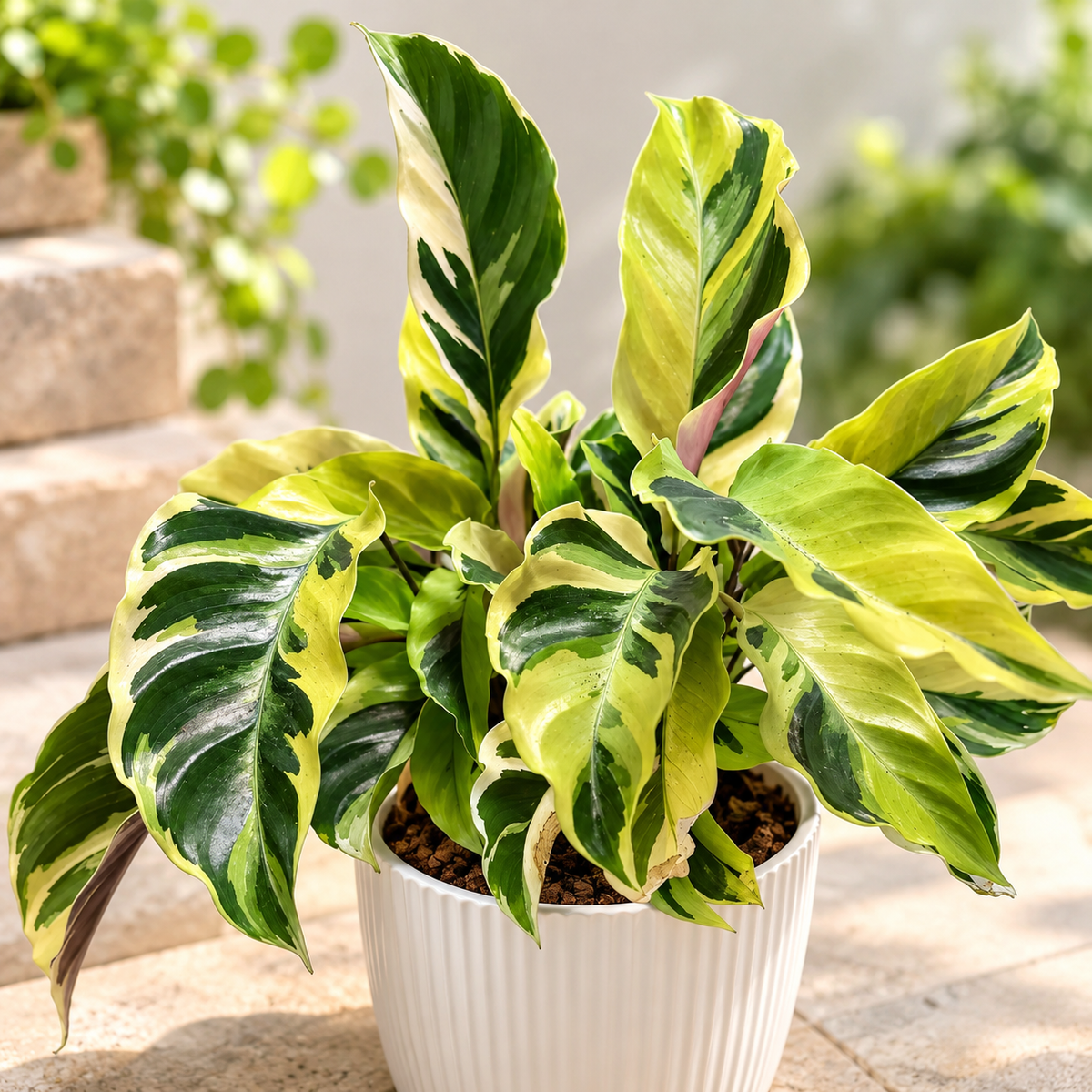 Calathea ‘Fusion Yellow’ | Colourful Tropical Indoor Plant Succulents World